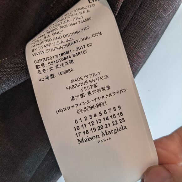 MAISON Margiela wool dress M(42) BNWT - Picture 9 of 12